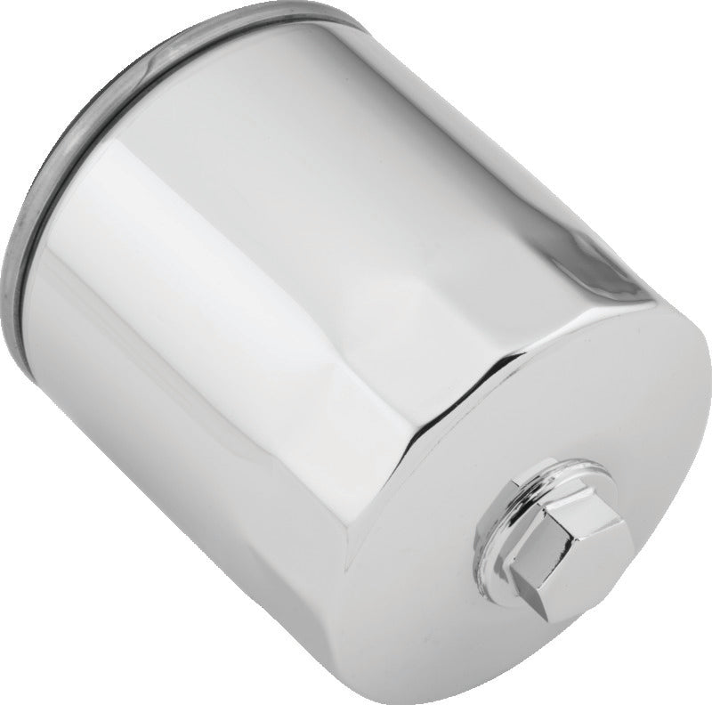 Twin Power Twin Cam and M8 Chrome Magnetic Oil Filter With Nut Rpls H-D 63798-99 w/ Backflow Valve TwinPower Oil Filters AXOPROS