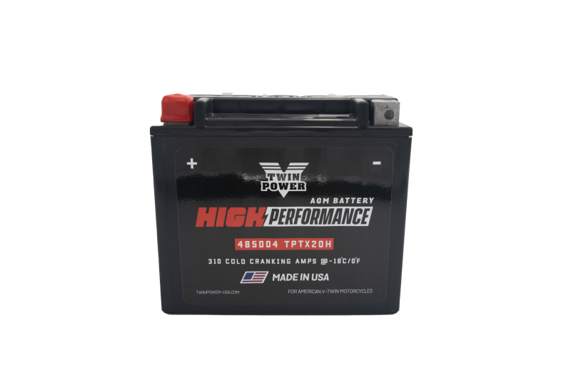 Twin Power YTX-20H High Performance Battery Replaces H-D 65991-82B Made in USA 310 CCA TwinPower Batteries AXOPROS