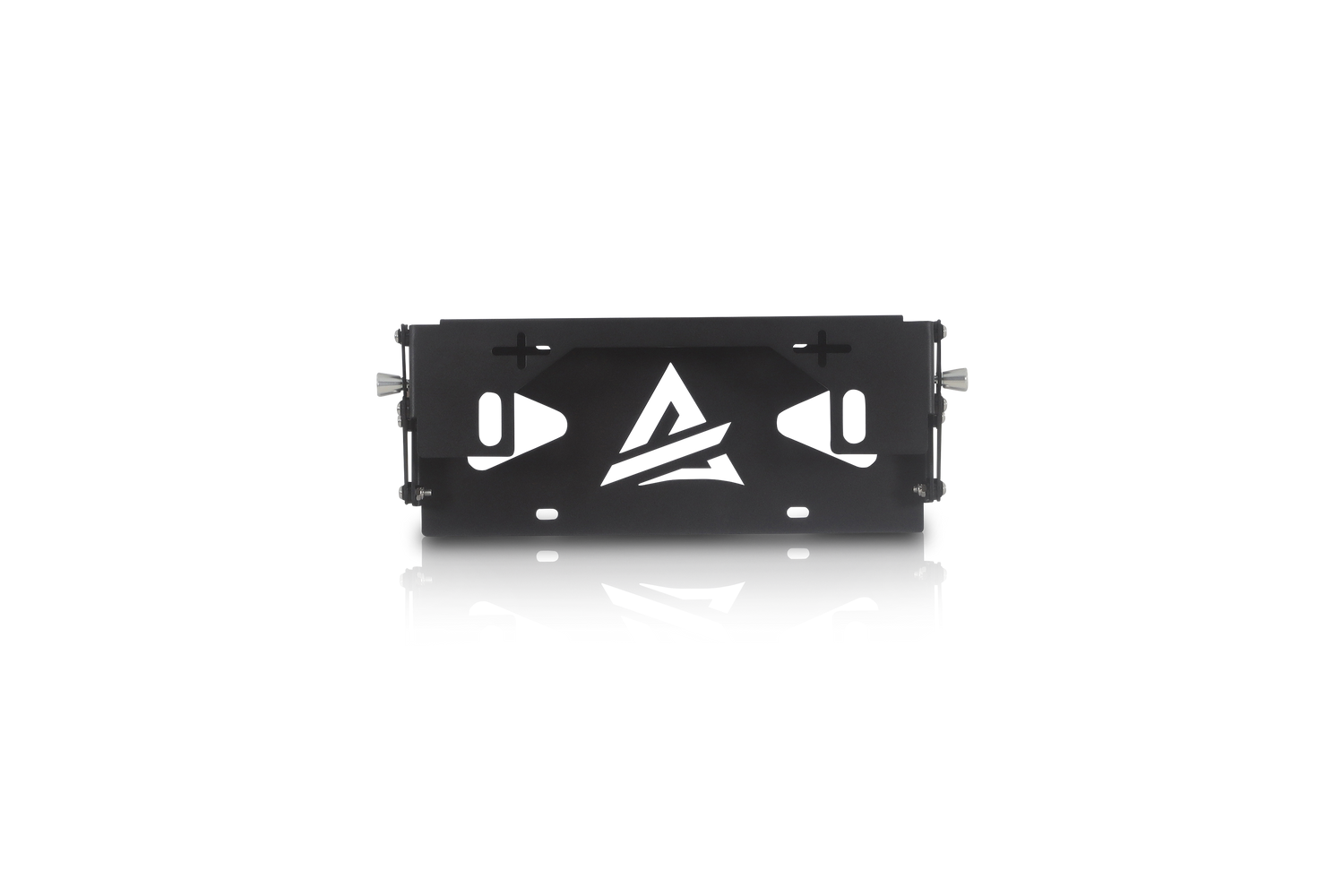 Universal Terra Series Flip-Up Roller Fairlead License Plate Bracket Attica 4x4 Bumper  AXOPROS