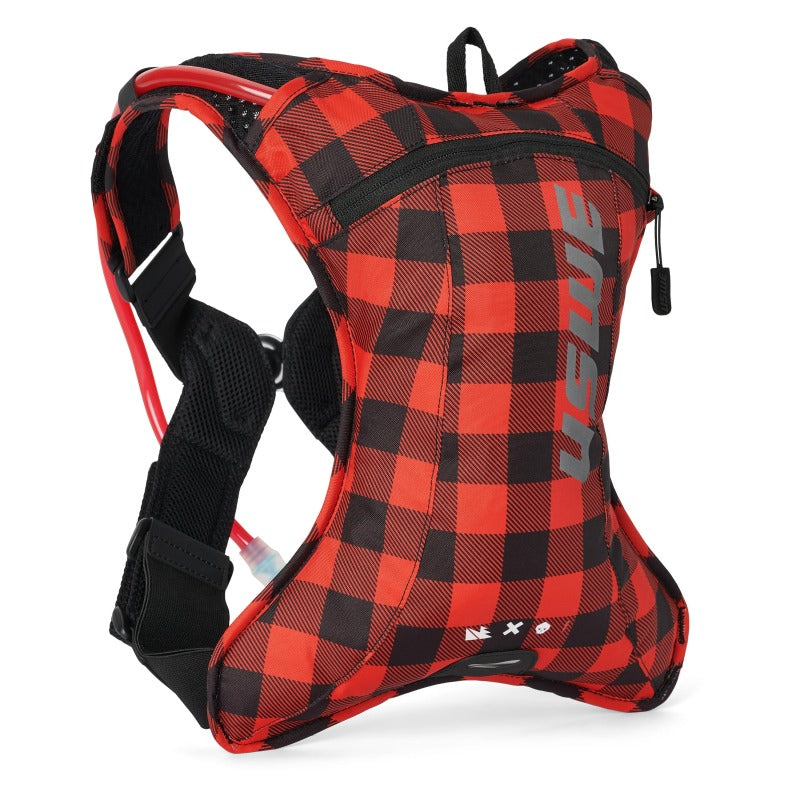 USWE Outlander Hydration Pack 2L - Flannel Red/Black USWE Bags - Hydration Packs AXOPROS