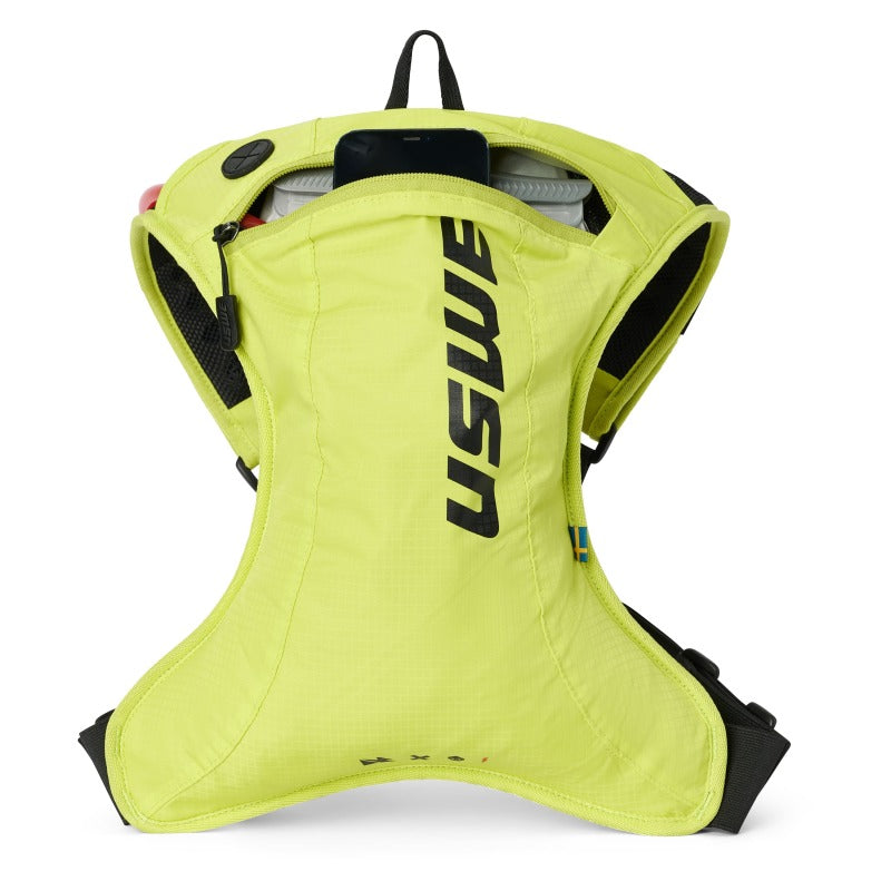 USWE Outlander Moto Hydration Pack 2L - Crazy Yellow USWE Bags - Hydration Packs AXOPROS