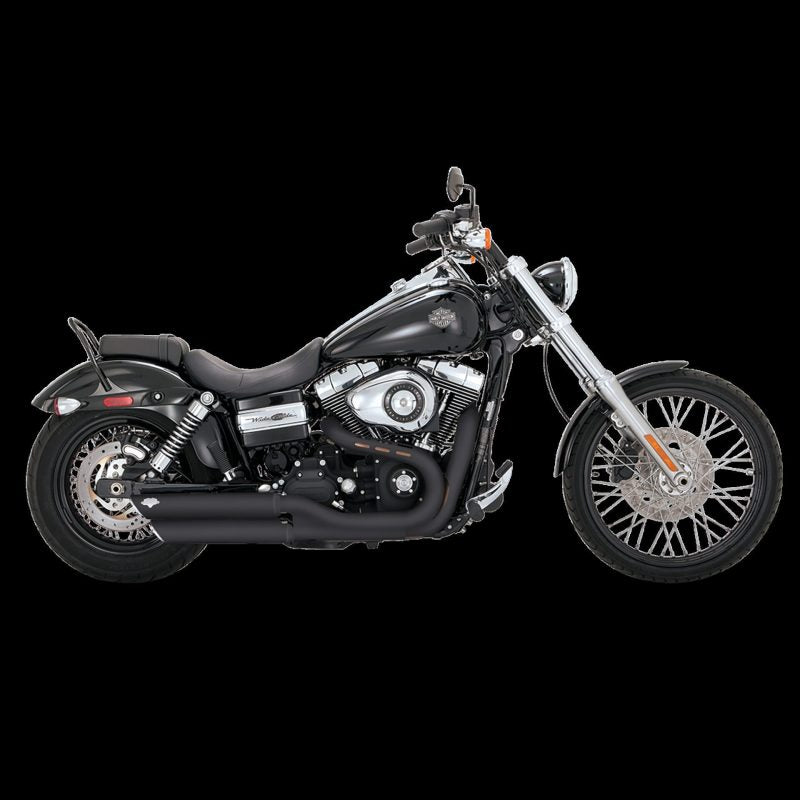 Vance & Hines Harley Davidson 08-17 Dyna / Fatbob/ Wide Glide Twin Slash 3in Slip-On Exhaust Vance and Hines Motorcycle Slip-On AXOPROS