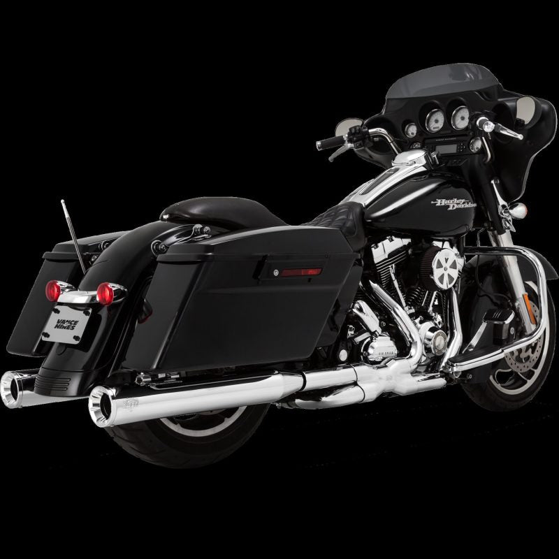 Vance & Hines HD Dresser 95-16 Eliminator 400 S Slip-On Exhaust Vance and Hines Motorcycle Slip-On AXOPROS