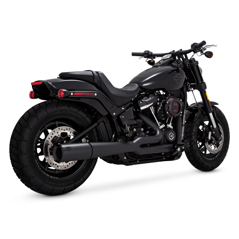 Vance & Hines HD Softail 18 -22 Pro Pipe Black PCX Full System Exhaust Vance and Hines Powersports Exhausts AXOPROS