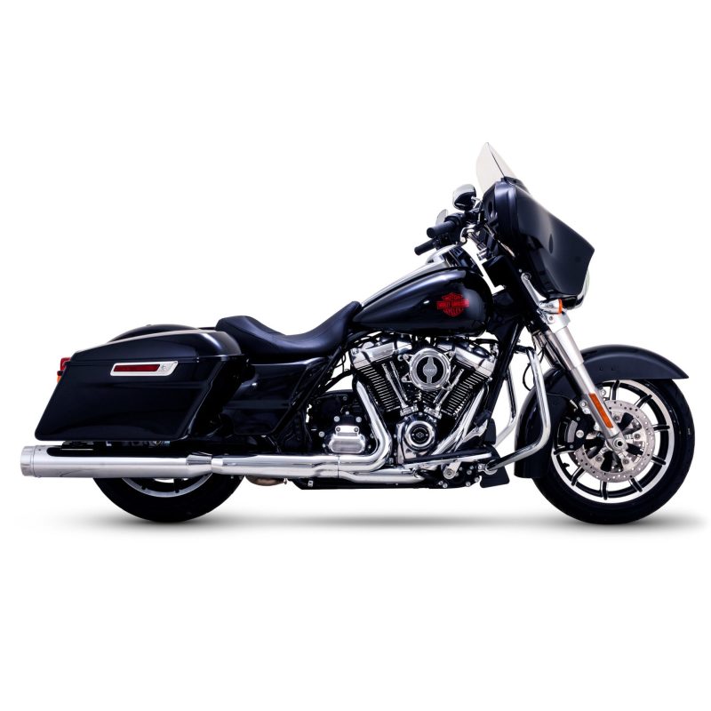 Vance & Hines HD Touring 95-16 Torquer 450 Chrome Slip-On Exhaust Vance and Hines Motorcycle Slip-On AXOPROS