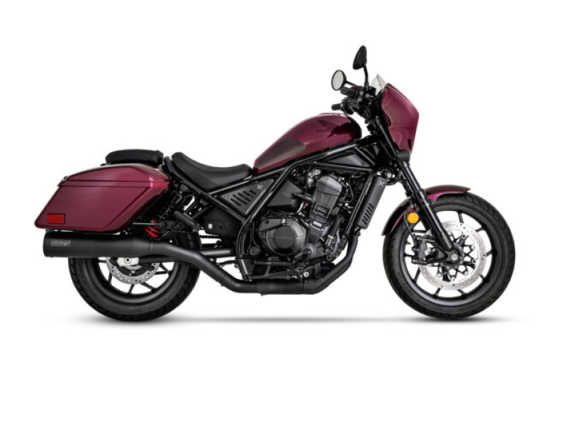 Vance & Hines HONDA 17-20 Rebel S/O Black Slip-On Exhaust Vance and Hines Motorcycle Slip-On AXOPROS