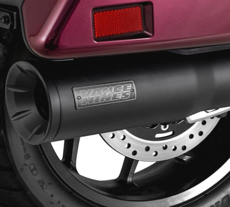 Vance & Hines HONDA 17-20 Rebel S/O Black Slip-On Exhaust Vance and Hines Motorcycle Slip-On AXOPROS