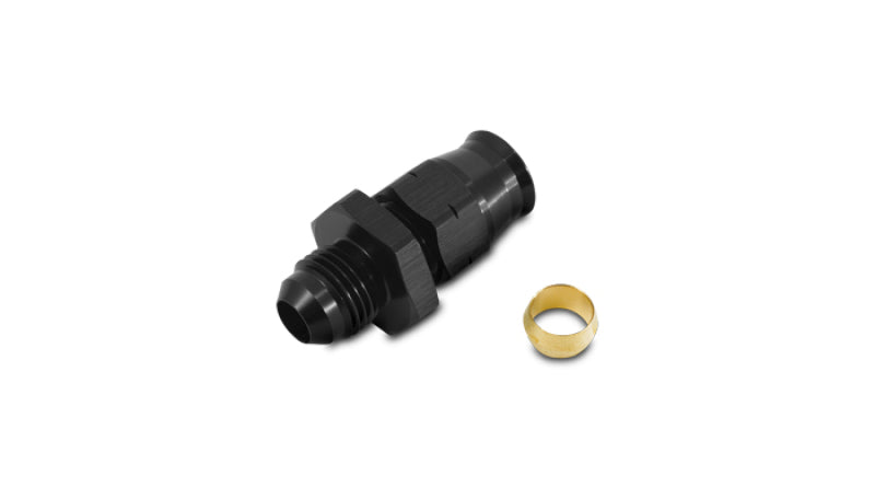 Vibrant -10AN Male to .625in Tube Adapter Fitting (w/Brass Olive Insert) Vibrant Fittings AXOPROS