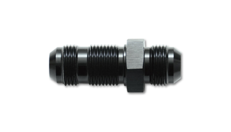 Vibrant -16AN Flare Straight Bulkhead Adapter Fitting - Aluminum Vibrant Fittings AXOPROS