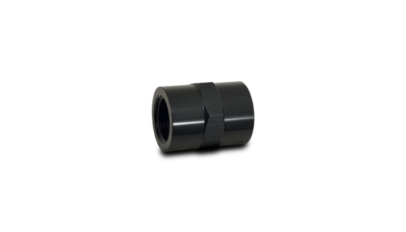 Vibrant 1/8in NPT Female Pipe Coupler Fitting - Aluminum Vibrant Fittings AXOPROS