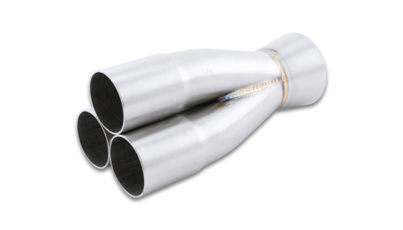 Vibrant 1.625in Inlet Slipover ID 2.5in Outlet OD 3-1 SS Merge Collector Vibrant Merge Collectors AXOPROS