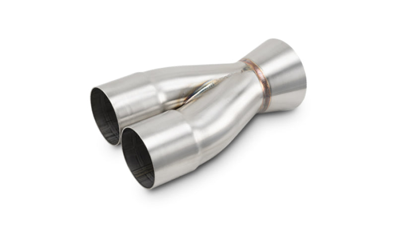 Vibrant 2-1 SS Merge Collectors (2-1/2in Inlet Slipover ID 3-1/2in Outlet OD) - Sold Individually Vibrant Merge Collectors AXOPROS