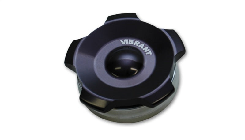 Vibrant 2.75in OD Aluminum Weld Bungs w/ Anodized Black Aluminum Threaded Cap (incl. O-Ring) Vibrant Bungs AXOPROS