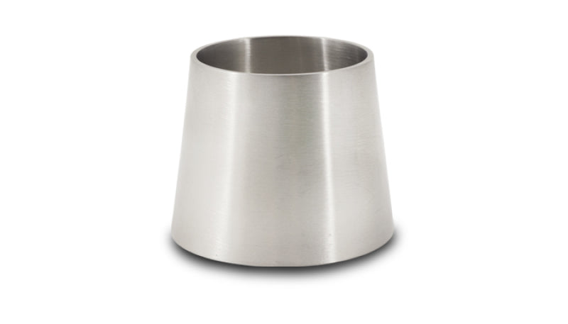 Vibrant 2in x 2.5in T304 SS Straight Reducer 2in long Vibrant Steel Tubing AXOPROS