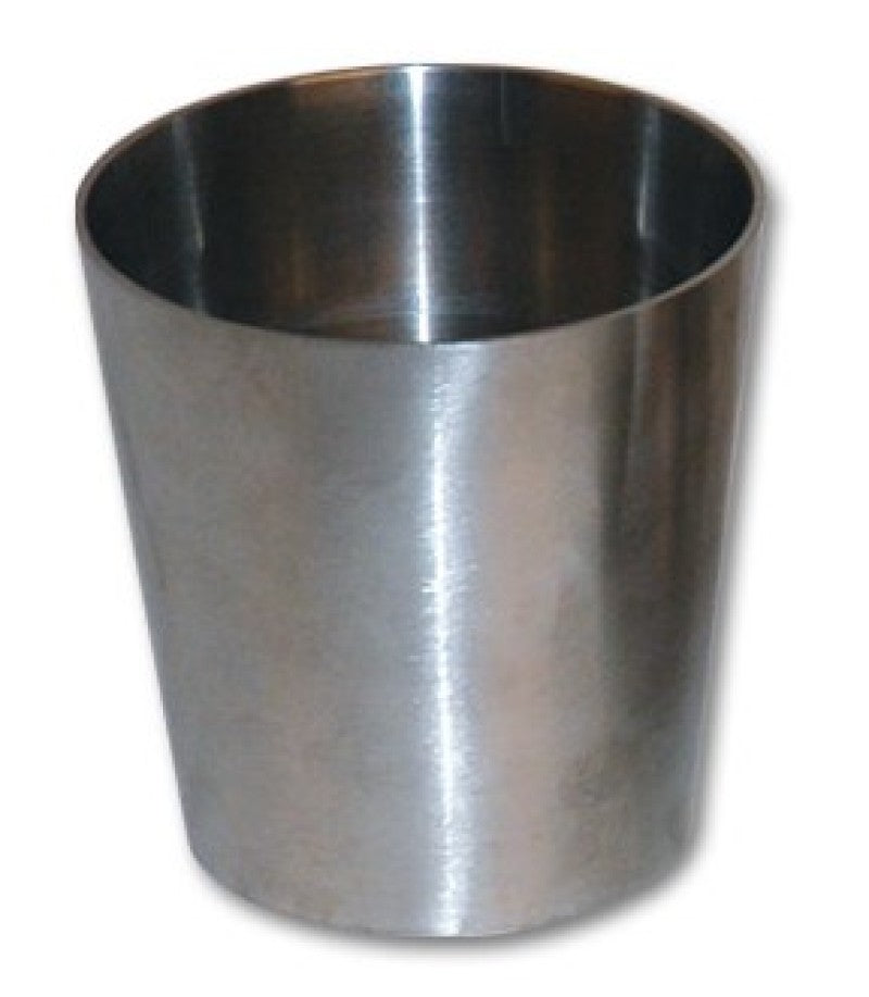 Vibrant 3.0in x 1.5in T304 Stainless Steel Straight Reducer - 6in Length Vibrant Steel Tubing AXOPROS