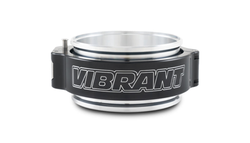 Vibrant 3.5in O.D. Aluminized HD 2.0 Clamp Assembly - Anodized Black Vibrant Clamps AXOPROS