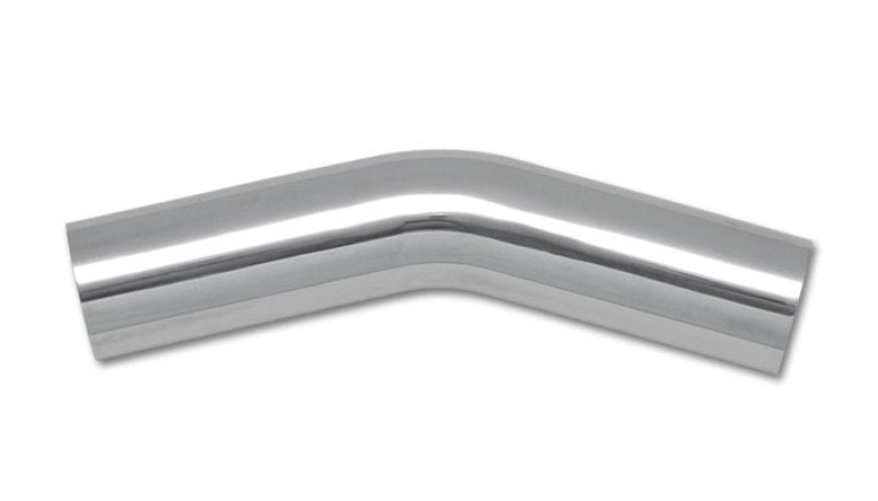 Vibrant 3.5in O.D. Universal Aluminum Tubing (30 degree Bend) - Polished Vibrant Aluminum Tubing AXOPROS