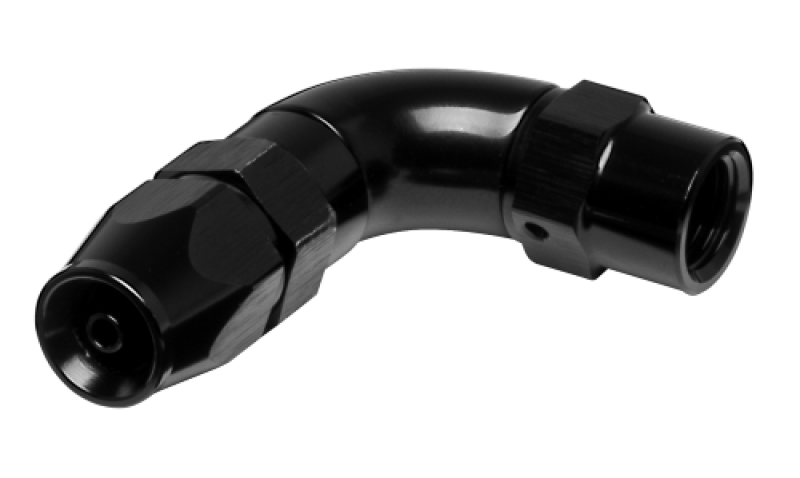 Vibrant -3AN 90 Degree High Flow Hose End Fitting for PTFE Lined Hose - Aluminum Vibrant Fittings AXOPROS