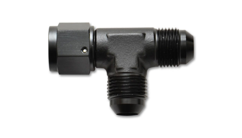 Vibrant -3AN Tee Fitting with Female -3AN Swivel Vibrant Fittings AXOPROS