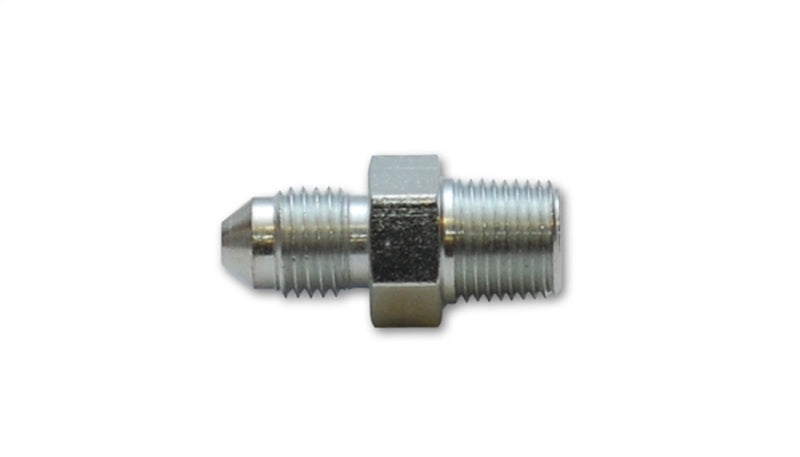 Vibrant -3AN to 1/8in NPT Straight Adapter Fitting - Steel Vibrant Fittings AXOPROS