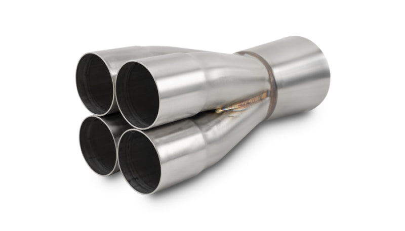 Vibrant 4-1 SS Merge Collectors (2in Inlet Slipover ID 3in Merge Outlet OD) - Sold Individually Vibrant Merge Collectors AXOPROS