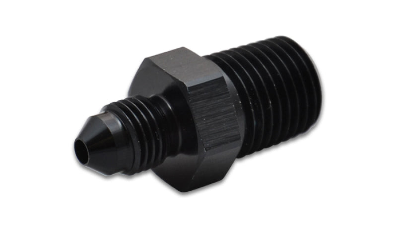 Vibrant -4AN to 3/8in NPT Straight Adapter Fitting - Aluminum Vibrant Fittings AXOPROS