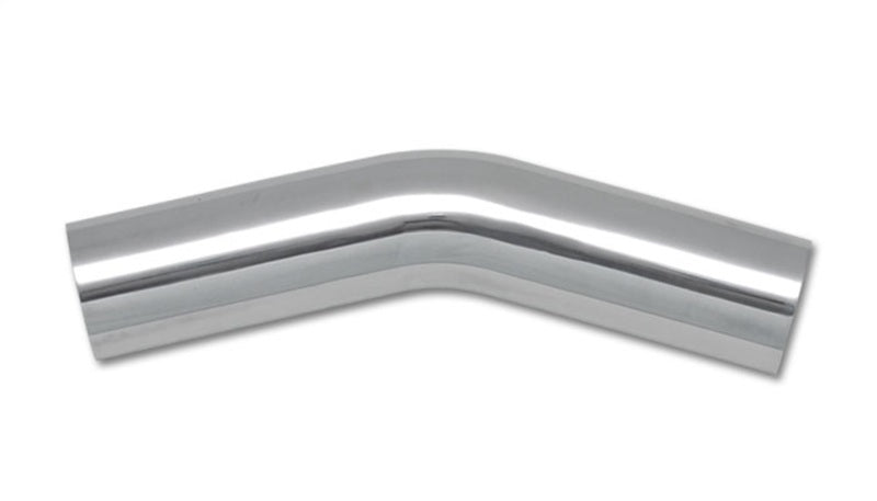 Vibrant 4in O.D. Universal Aluminum Tubing (30 degree Bend) - Polished Vibrant Aluminum Tubing AXOPROS
