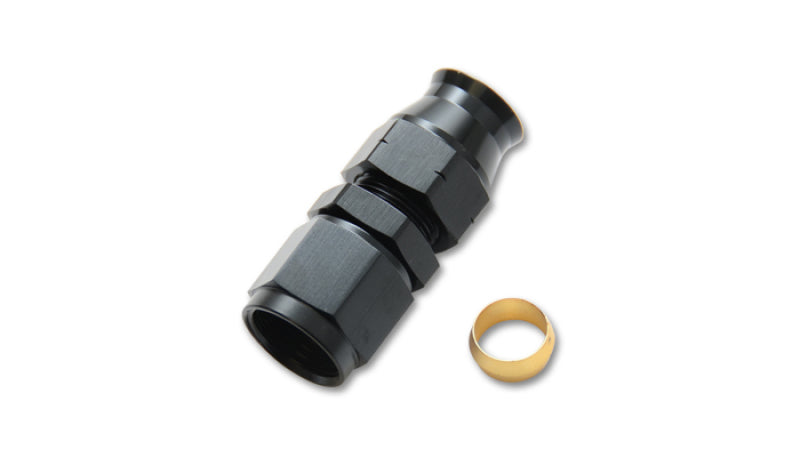 Vibrant -6AN Female to 3/8in Tube Adapter Fitting (w/ Brass Olive Insert) Vibrant Fittings AXOPROS