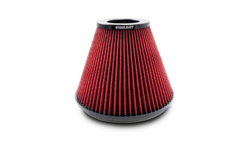 Vibrant 8.75in Inlet I.D. x 8.50in Height Bellmouth Velocity Stack Classiic Performance Air Filter Vibrant Air Filters - Universal Fit  AXOPROS