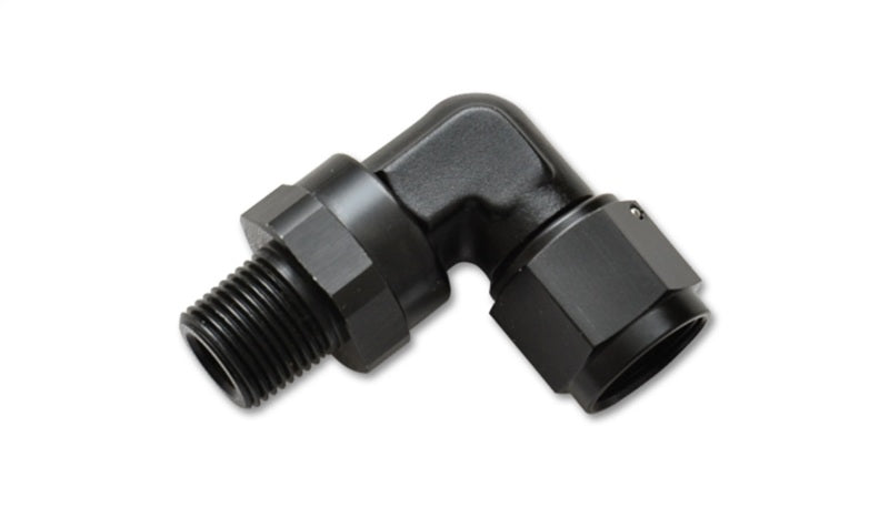 Vibrant -8AN to 1/2in NPT Female Swivel 90 Degree Adapter Fitting Vibrant Fittings AXOPROS