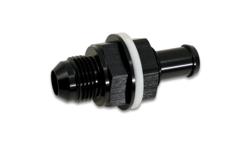 Vibrant Bulkhead Fuel Cell Adapter -6AN Male Flare x 5/16in Barb Vibrant Fittings AXOPROS