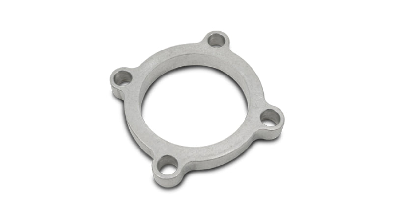 Vibrant GT series / T3 Turbo Discharge Flange (4 Bolt) with 2.5in Inlet I.D. T304 SS 1/2in Thick Vibrant Flanges AXOPROS