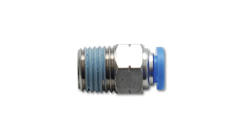 Vibrant Male Straight Pneumatic Vacuum Fitting (1/8in NPT Thread) - for 1/4in (6mm) OD tubing Vibrant Fittings AXOPROS