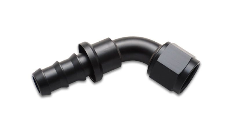 Vibrant Push-On 60 Degree Hose End Elbow FittingSize -4AN Vibrant Fittings AXOPROS