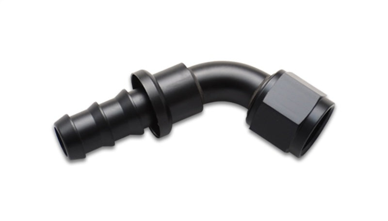 Vibrant Push-On 60 Degree Hose End Elbow FittingSize -6AN Vibrant Fittings AXOPROS