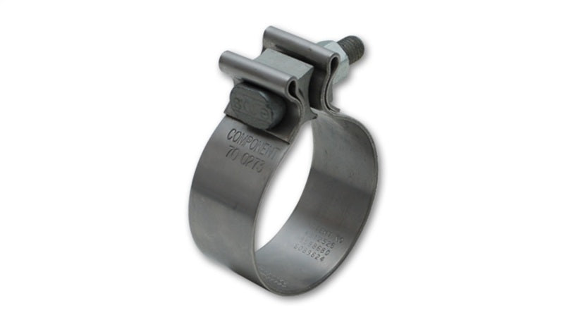 Vibrant SS Accuseal Exhaust Seal Clamp for 2in OD Tubing (1in wide band) Vibrant Clamps AXOPROS