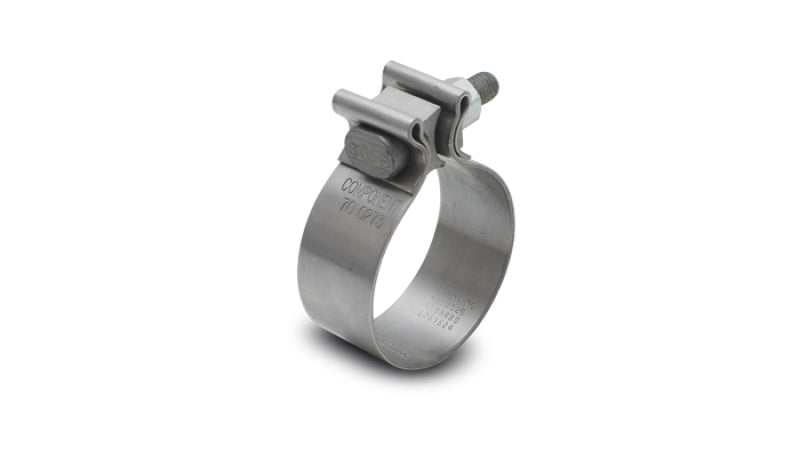 Vibrant SS Accuseal Exhaust Seal Clamp for 3.5in OD Tubing (1in wide band) Vibrant Clamps AXOPROS