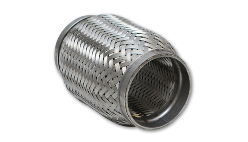 Vibrant SS Flex Coupling with Inner Braid Liner 2.5in inlet/outlet x 4in flex length Vibrant Flanges AXOPROS