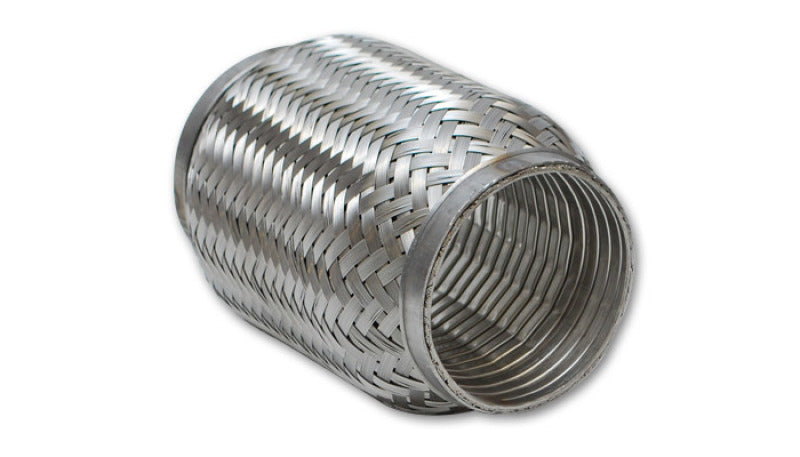 Vibrant SS Turbo FLEX Coupling with Interlock Liner 3in inlet/outlet x 6in long Vibrant Flanges AXOPROS