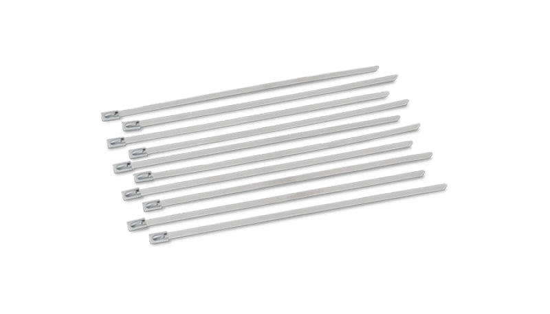 Vibrant Stainless Steel Cable Ties 14.5in Long (10 Cable Ties / Pack) Vibrant Clamps AXOPROS