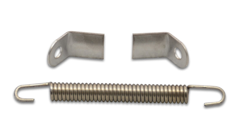 Vibrant Weld on Collector Tab Kit (includes 2 x S.S. collector tabs and 3-1/2in long spring) Vibrant Exhaust Hardware AXOPROS