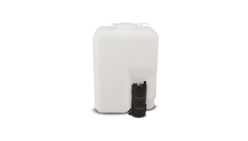 Vibrant Windshield Washer Bottle Repl Kit 1.2L bottle incl bottle ele pump mounting bracket hose Vibrant Washer Tanks AXOPROS
