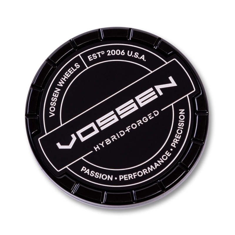Vossen Billet Sport Cap - Large - Hybrid Forged - Gloss Black Vossen Wheel Center Caps  AXOPROS
