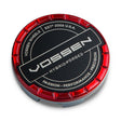Vossen Billet Sport Cap - Large - Hybrid Forged - Vossen Red Vossen Wheel Center Caps  AXOPROS