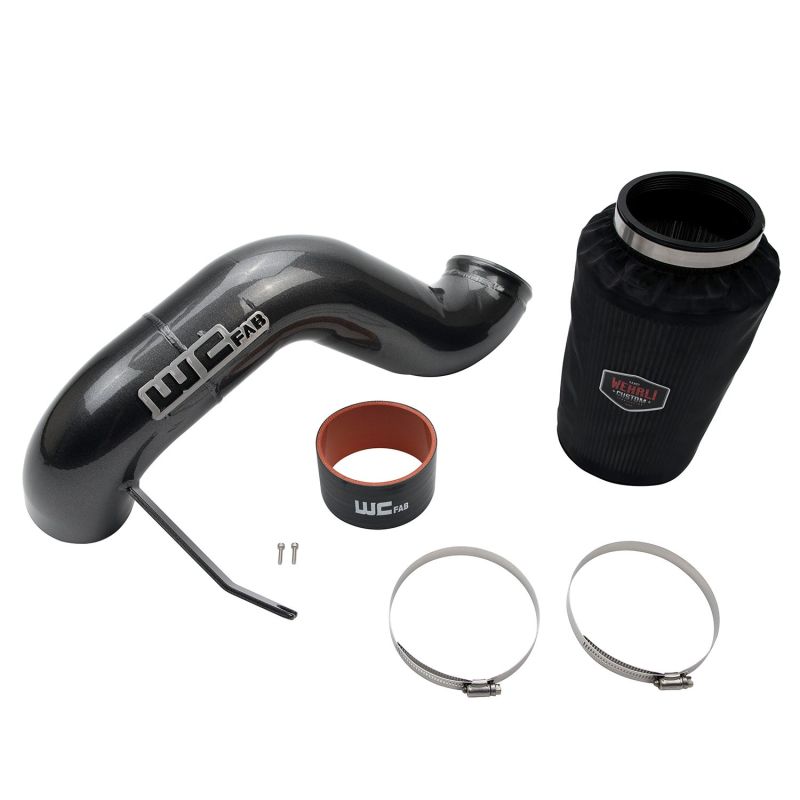 Wehrli 03-07 Dodge 5.9L Cummins 4in Intake Kit - Gloss Black Wehrli Cold Air Intakes AXOPROS