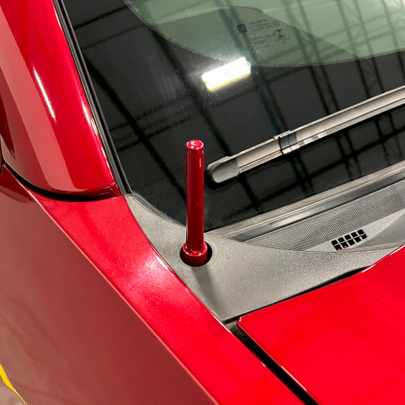 Wehrli 07.5-19 Chevrolet 6.6L Duramax Billet TIG Torch Stubby Antenna - Gloss Black Wehrli Antennas AXOPROS