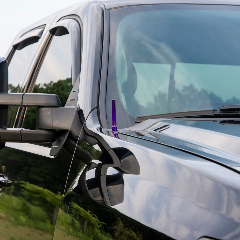 Wehrli 07.5-19 Chevrolet 6.6L Duramax Billet TIG Torch Stubby Antenna - Gloss Black Wehrli Antennas AXOPROS