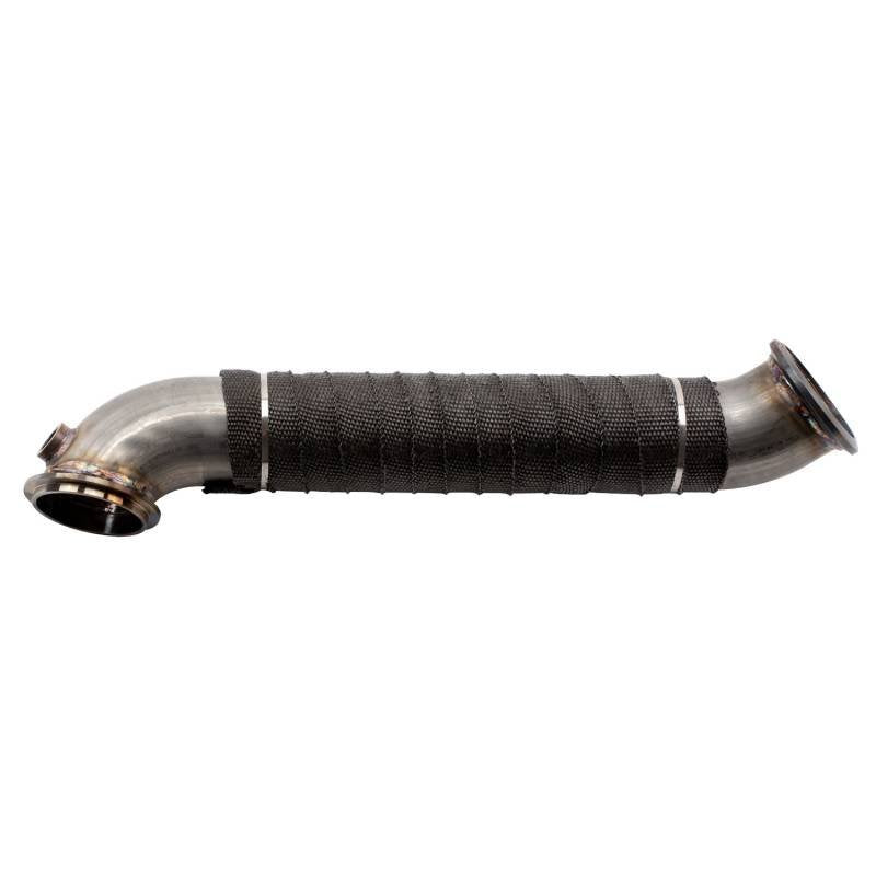 Wehrli 11-15 Chevrolet 6.6L LML Duramax 3in Stainless Down Pipe (V-Band Style) Wehrli Downpipes AXOPROS