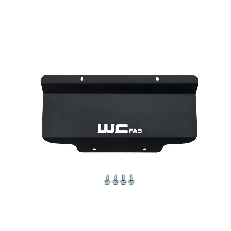 Wehrli 11-19 GM Duramax 6.6L Lower Splash Shield Kit - Fine Texture Black Wehrli Engine Covers AXOPROS