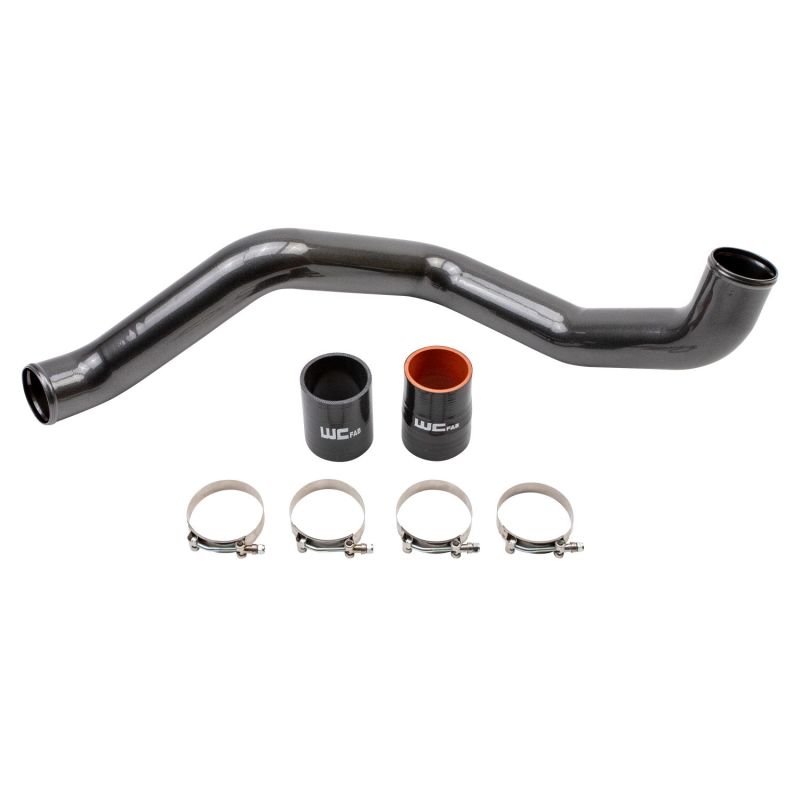Wehrli 20-24 Chevrolet 6.6L L5P Duramax Driver Side 3in Intercooler Pipe - Gloss White Wehrli Intercooler Pipe Kits AXOPROS